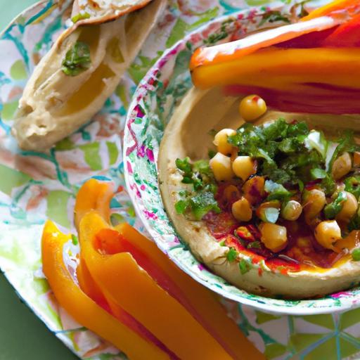 Hummus & Bell Peppers: A Colorful Duo of Flavor and Health