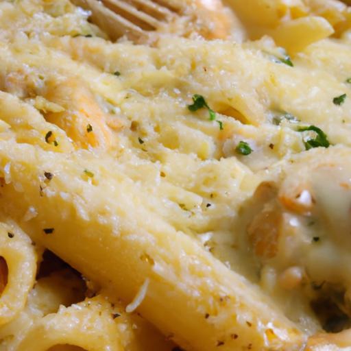 Garlic Parmesan Chicken Pasta Bake: Creamy Comfort Delight