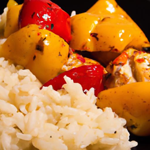 Savor the Flavor: Roasted Peppers Chicken and Rice Delight