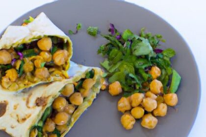 Quick & Creamy Chickpea Avocado Wrap in Just 15 Minutes