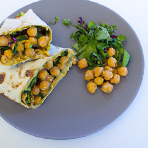 Quick & Creamy Chickpea Avocado Wrap in Just 15 Minutes