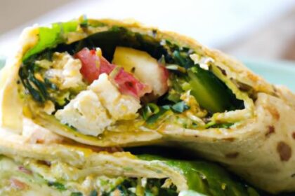 Quick & Tasty: Spinach Feta Egg Wrap in 15 Minutes