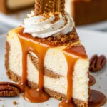 Biscoff Salted Caramel Cheesecake