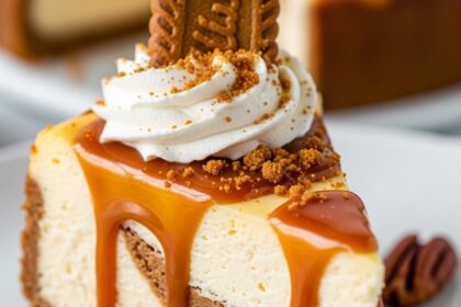 Biscoff Salted Caramel Cheesecake