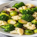 Roasted Broccoli, Cauliflower & Brussels Sprouts