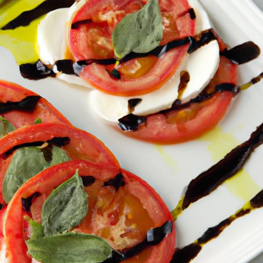 Drizzle Delight: Balsamic Glaze Elevates Caprese Salad