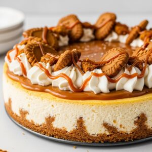 Biscoff Salted Caramel Cheesecake