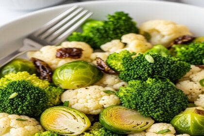 Roasted Broccoli, Cauliflower & Brussels Sprouts