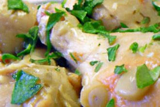 Savor Creamy Garlic Herb Cajun Chicken Thighs Delight