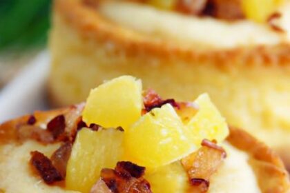 Tiny Tropical Treats: Mini Pineapple Upside-Down Cheesecakes