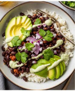 Black Bean Rice Bowl