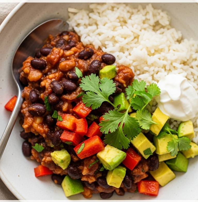 Black Bean Rice Bowl
