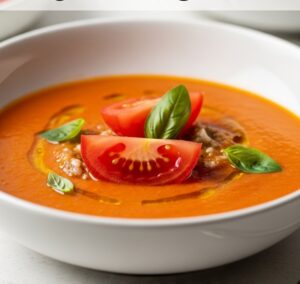 Creamy Protein Tomato Basil Soup