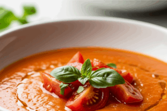 Creamy Protein Tomato Basil Soup