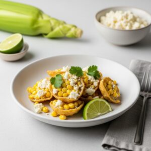 Mexican Street Corn Esquites with Cotija and Lime