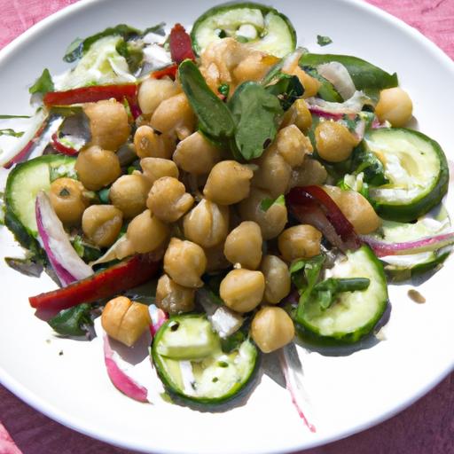 Crunchy Chickpea Cucumber Salad: A Refreshing Twist