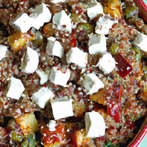 Wholesome Feta &⁣ Veggie Quinoa ‌Bake: A Flavorful Twist