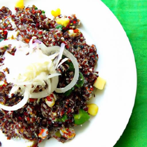 Power-Packed Protein: quinoa Black Bean Salad Recipe