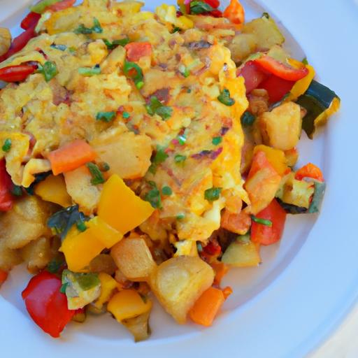 Wholesome Plant-Based Gluten-Free Breakfast Scramble Delight