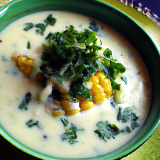 Creamy Poblano Corn Chowder: A Spicy Twist on Comfort