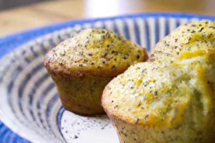 Zesty Lemon Poppy Seed Muffins: A Bright, Nutty Delight