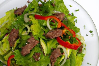 Savory Ground Beef Salad: A Flavor-Packed Meal Starter