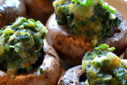 Keto Spinach Stuffed Mushrooms: A Low-Carb Delight