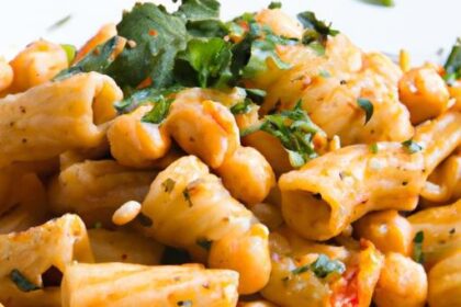 Fiery Flavor in 15: Quick Spicy Chickpea Pasta Recipe