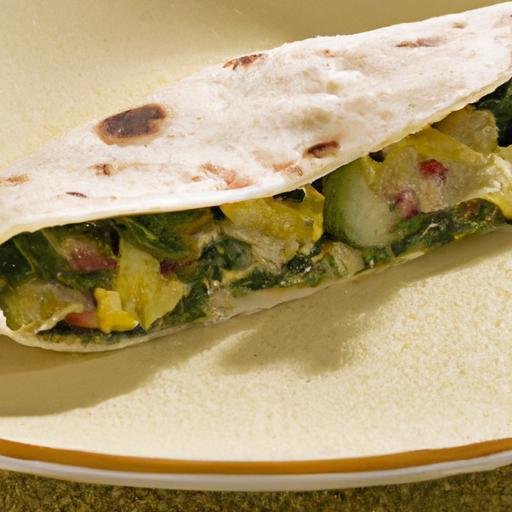 Quick & Tasty: Spinach Feta Egg Wrap Ready in 15 Minutes