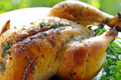 Herb-Infused Whole Roasted Chicken: A Flavorful Feast
