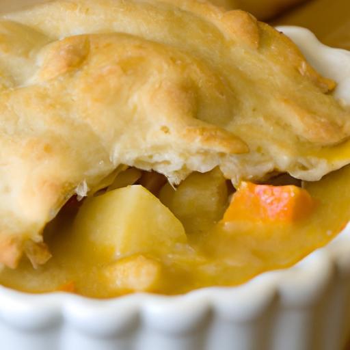 Easy Crock Pot Chicken Pot Pie with Biscuits on a Budget