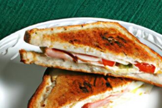 Power-Packed Turkey Cheese Sandwich: High-Protein Delight