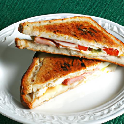 Power-Packed Turkey Cheese Sandwich: High-Protein Delight