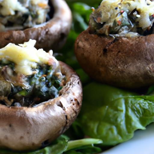 Keto Spinach Stuffed​ Mushrooms: A Low-Carb Delight