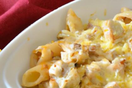 Power-Packed Garlic Parmesan Chicken Pasta Bake Recipe