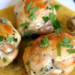 Savory Creamy Garlic Herb Cajun Chicken Thighs Recipe