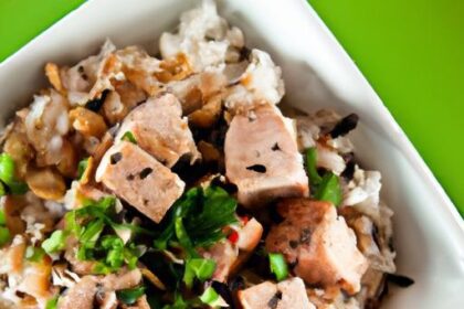 Tuna Rice Bowl Delight: A Savory Bowl of Flavor & Nutrition