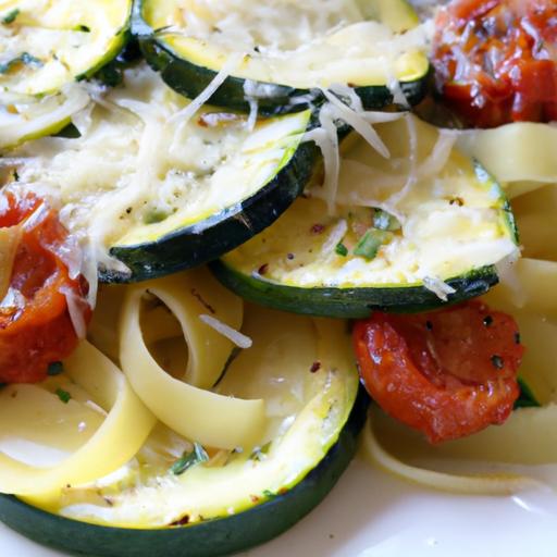 Budget-Friendly Roasted Garlic ‍Parmesan Zucchini & Tomatoes
