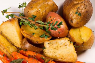 Garlic Herb Roasted Potatoes & Carrots: A Flavorful Feast