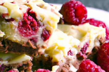 Decadent Delight: White Chocolate Raspberry Brownies Recipe