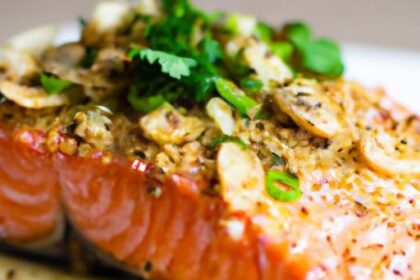 Effortless One-Pan Coconut Curry Salmon with Garlic Butter
