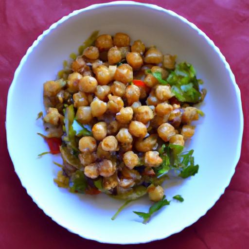 Crunchy Roasted Chickpea Salad: Vegan & Gluten-Free Delight