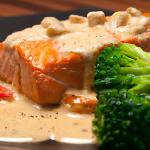 effortless One-Pan Coconut Curry Salmon with Garlic Butter