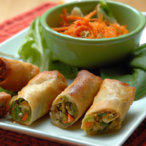 crispy Veggie Egg⁣ Rolls: Easy Recipe for Healthy ​Snacks