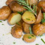 Golden Rosemary Roasted Potatoes: Crispy Herb Delight