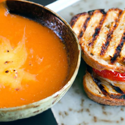 The Perfect Pair: Grilled Cheese Meets Tomato Soup Bliss