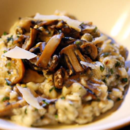 Savor the Creamy Comfort of Homemade Mushroom Risotto