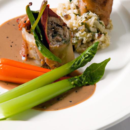 Savor the Elegance of Pheasant Roulade with Wild Rice