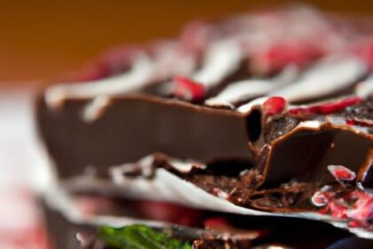 Decadent Dark Chocolate Peppermint Bark: Vegan & Gluten-Free Delight