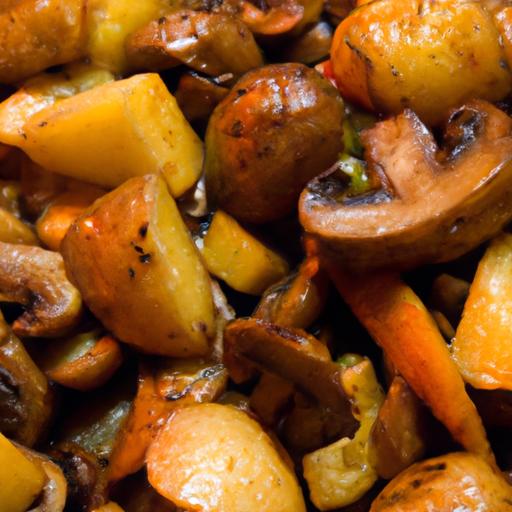 Savor the Flavor: Roasted Potatoes with Mushrooms & Peppers